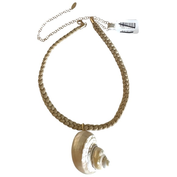 Free People Sara Choker Necklace Shell NWT - Picture 4 of 9